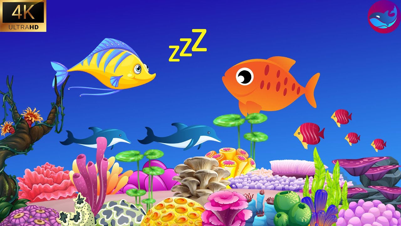 Enjoy The Best Lullaby Fish Animation Video for Babies with soft baby ...