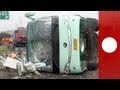 Cina: incidente in autostrada, immagini scioccanti riprese dalle telecamere
