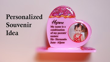 DIY Personalized Resin Photo Frame | Perfect Souvenir or Gift Idea!