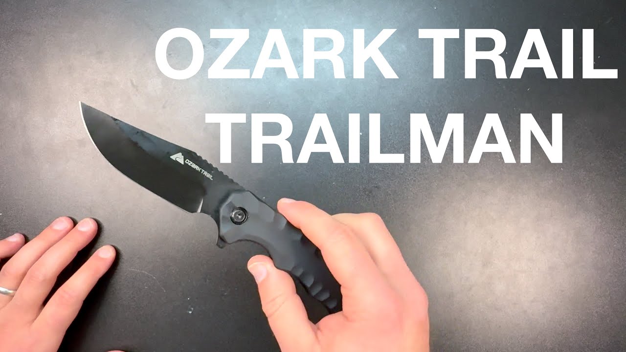 Ozark Trail Trailman Folding Pocket Knife Unboxing