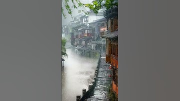 Rainy Season Status Video 💦 | Relaxing Nature Sounds #rain #shorts #shortfeed