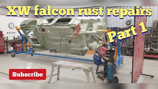 XW falcon rust repairs part 1