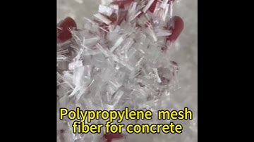 pp mesh fiber for concrete