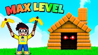 BYGGDE MAX LEVEL HUS i ROBLOX CLICK TO BUILD