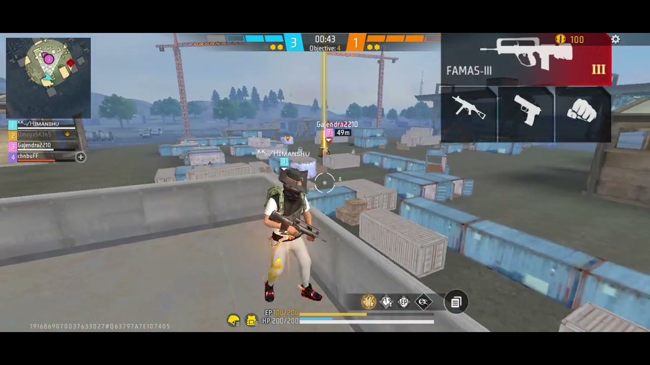1 VS 4 CLUTCH CS RANK LAST ROUND - YouTube