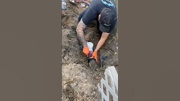 Repairing a clogged sewer line Flow Master Plumbing