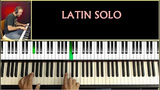 Latin Piano Solo - Use The Blues Scale In Latin Style chords