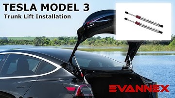Installation: Tesla Model 3 Trunk Lift Pneumatic Hood Supports