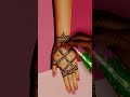 Simple Back Hand Mehndi | Easy Back Hand Designs | Back Hand For Beginners