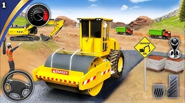 😱 Railroad Tunnel Train Construction Simulator - Construction Vehicles 3D 2024 - Android GamePlay #1