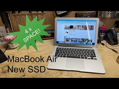 2013 MacBook Air SSD Replacement - YouTube