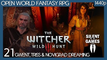 The Witcher 3: Wild Hunt Part 21 - Gwent, Triss, Pyres and Novigrad Dreaming (No commentary) 1440p
