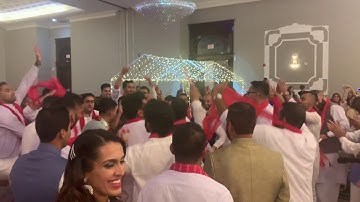 Ammar & Risham Mehndi Entrance - Groom Side