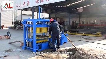 QT4 30 hydraulic block making machine diesel engine