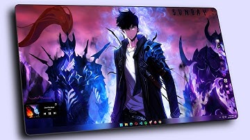 This is The BEST Solo Leveling Desktop Setup | Anime Theme for Windows