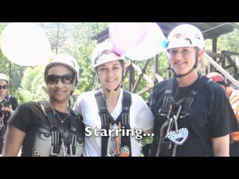 Ziplining in South Korea