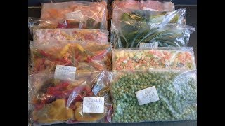 طريقتي في تخزين الخضر في المجمد عملية وسهلة/تحضيرات رمضان Congélation des légumes
