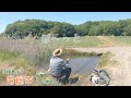 心休まる田舎の癒し風景♪ のんびり小物釣り~♪ 茨城県 常総市で小物釣り。