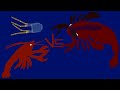 Pterygotus vs lobster vs box jellyfish dcba