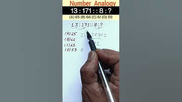 Number Analogy Reasoning Short Tricks | #reasoning short tricks #rrbntpc#rrb #ssccgl #rrbgd #sscchsl