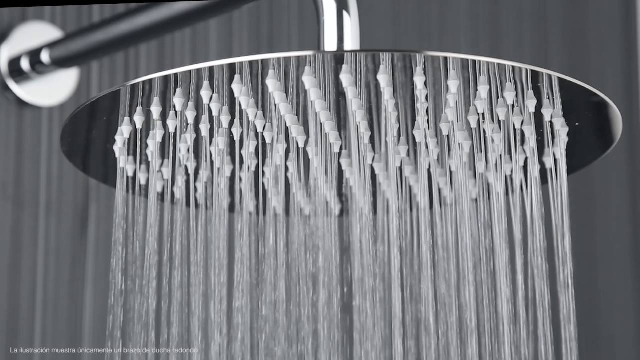 Alcachofa de Ducha Redonda Extraplana 300mm Cabezal Rociador  Slimline HEAD26 Hudson Reed