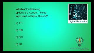 Which of the following options is a Current – Mode logic used in Digital Circuits