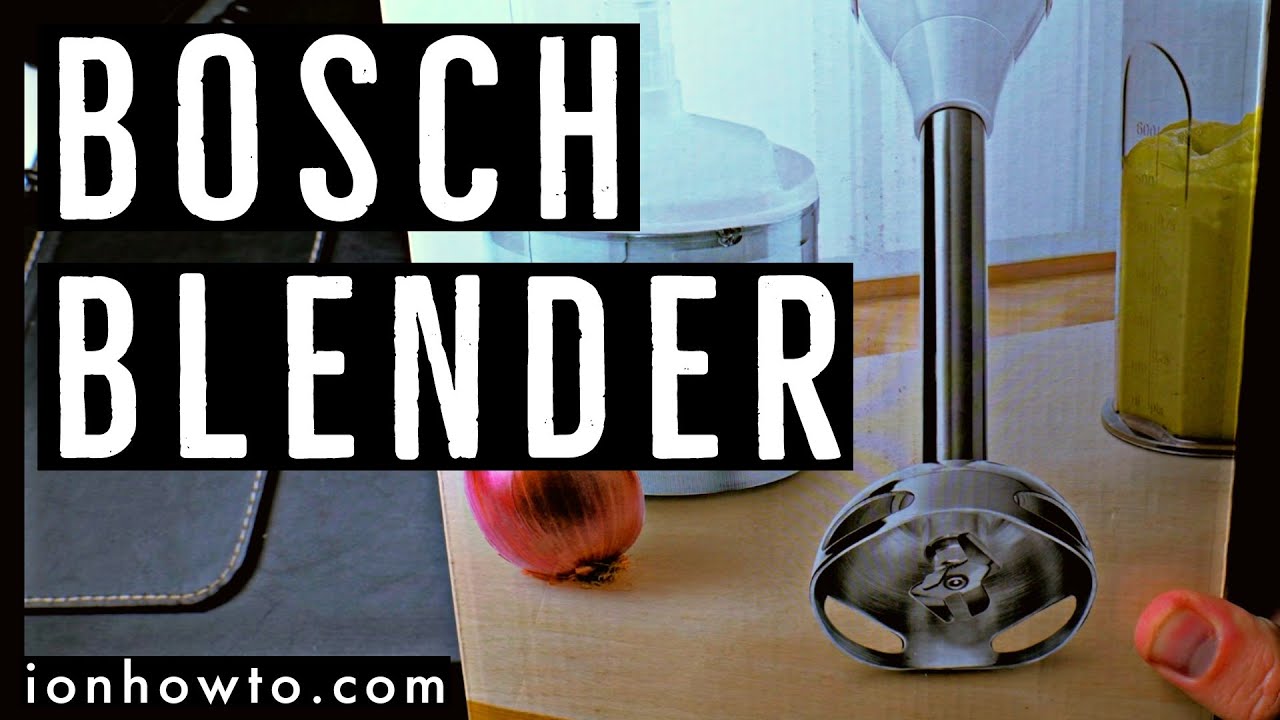 Bosch ErgoMixx Style hand blender review - Reviews
