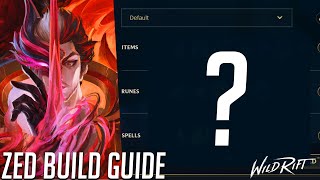 Best current ZED builds Guide for Carry | Wild Rift