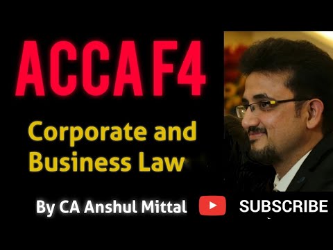 ACCA F4 -