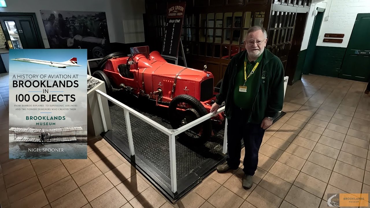 BARC Clubhouse with plans. A History of Aviation at Brooklands in 100 Objects.