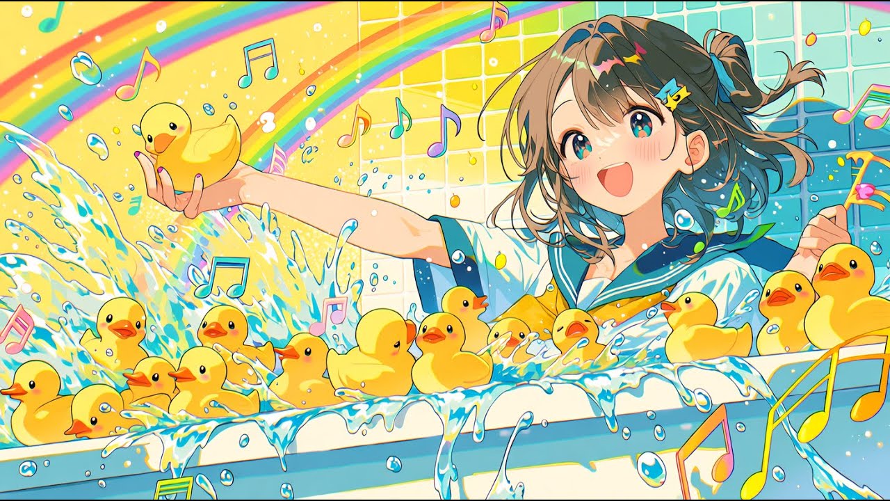 🦆🎺【アヒル隊長の行進（March of the Rubber Duck）】｜Kawaii Future Bass × Toy Sound【ピコピコ大行進！】