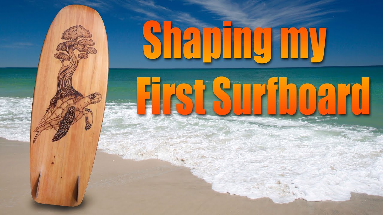 Making my first Chambered Wooden Surfboard