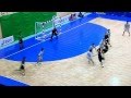 2014国体ハンドボール少年決勝  沖縄のトリックプレー