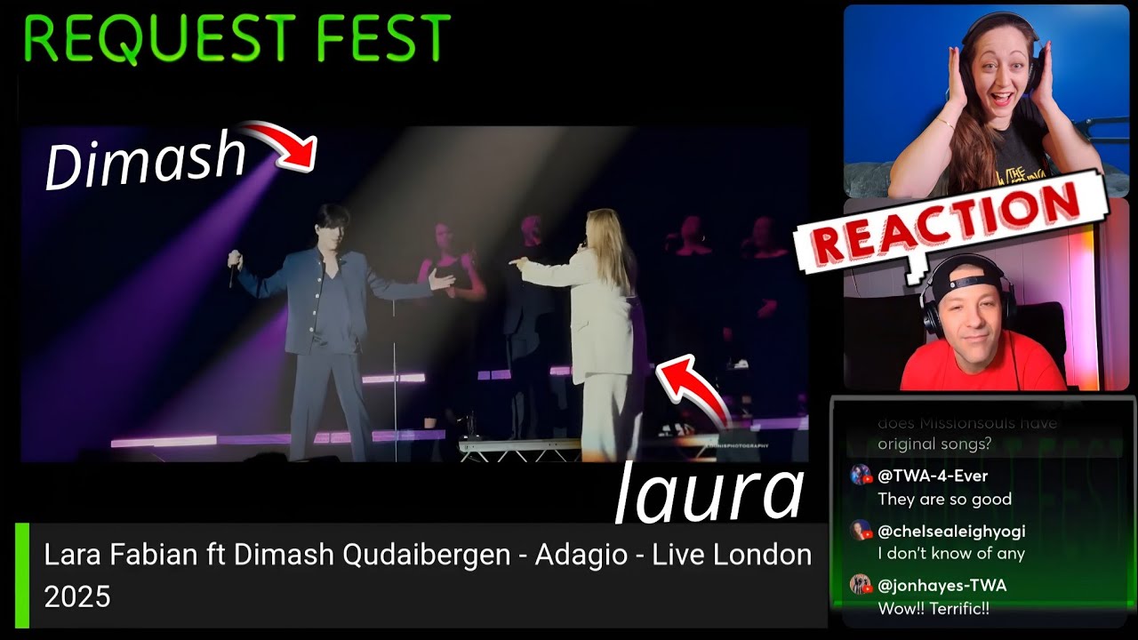 Lara Fabian ft Dimash Qudaibergen - Adagio - Live [REACTION]