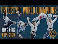 The GOLDEN Freestyle Pair KOREA Freestyle Pair O17 World Champions WTPC 2024 