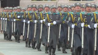 Торжественное поднятие штандарта Президента Республики Казахстан