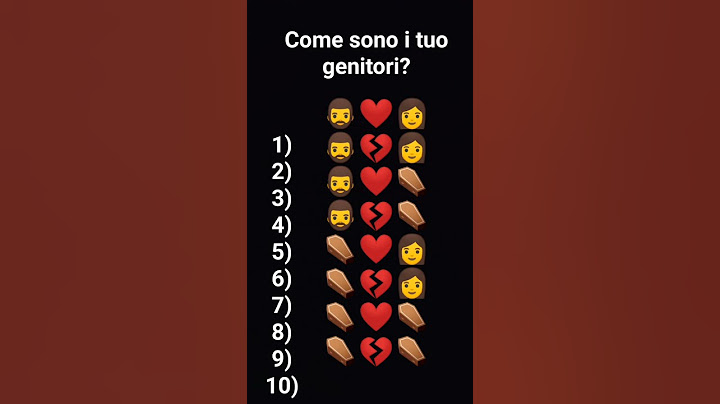 Come sono i tuoi genitori?
