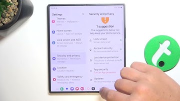 SAMSUNG Galaxy Z Fold 6 - How to Lock SIM Card - Secure Your Mobile Network