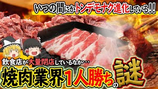 【ゆっくり解説】業界激震！大量閉店の中、大成功している焼肉店について