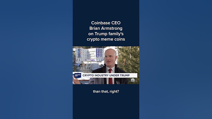 Coinbase CEO Brian Armstrong on Trump family's crypto meme coins