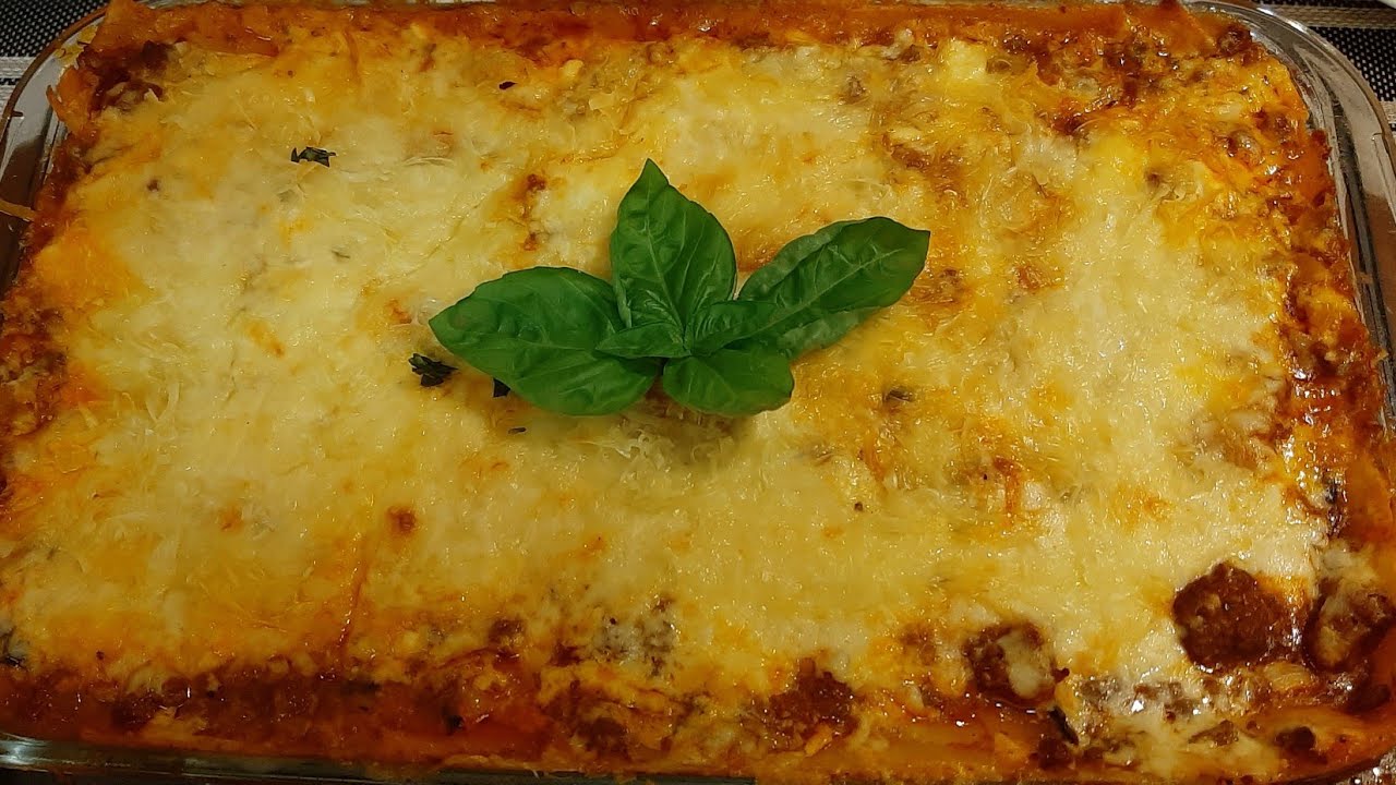 How to cook Beef Lasagna Bettina's Version - YouTube