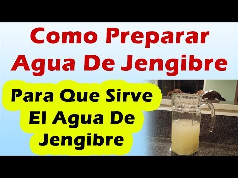 Jengibre y como para prepara el se que sirve