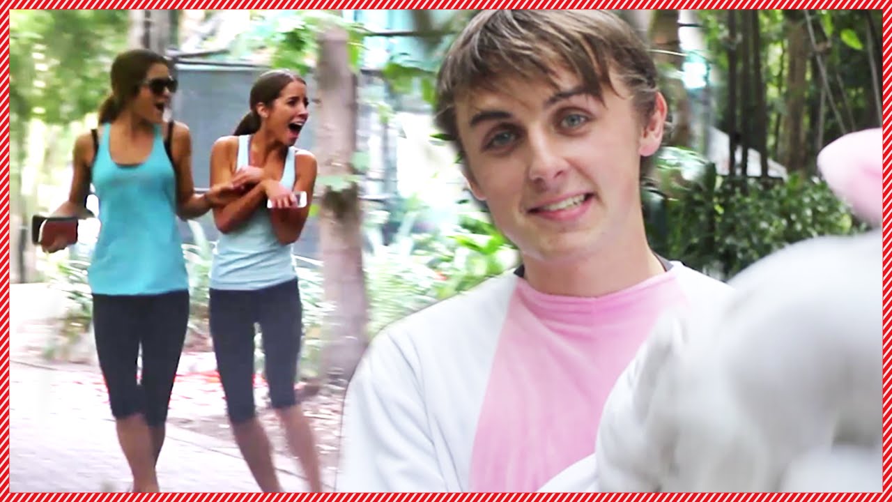 Prank Rabbits Rabbit Scare Prank - YouTube