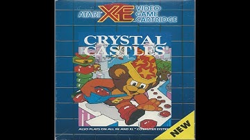 CRYSTAL CASTLES (Atari 8bit Gameplay Sample)