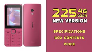 Nokia 225 4G 2024 - ข้อมูลจำเพาะ อุปกรณ์ในกล่อง และราคา