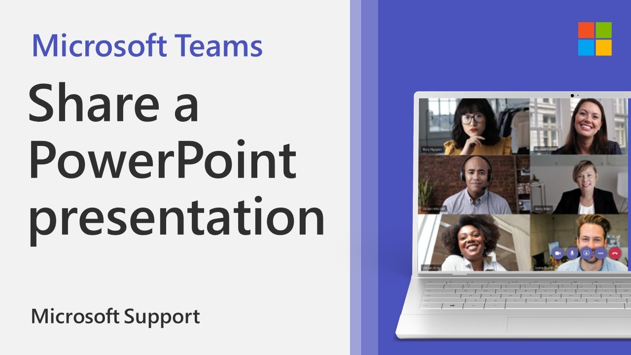 how to share powerpoint presentation in ms teams