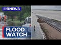 Heavy rain prompts flood alerts for Northern Queensland | 9 News Australia