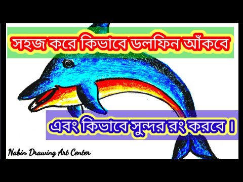 ভিডিও: কীভাবে ডলফিন আঁকবেন