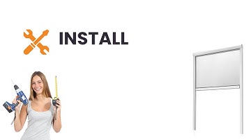 How to install Roller insect screen (A) - DIY