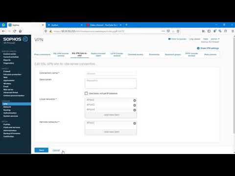 SSL Site to Site - Sophos XG Firewall